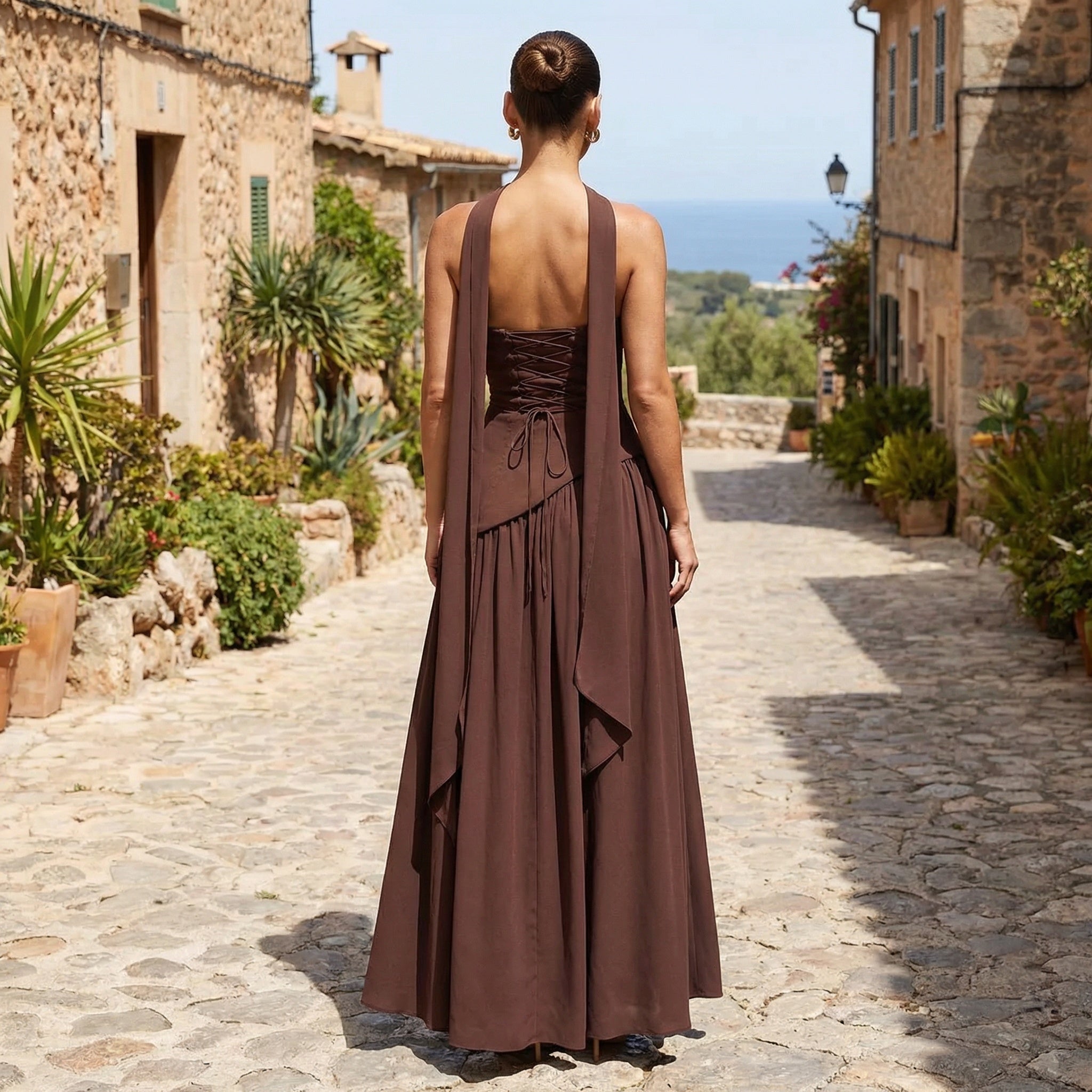 Maia - Strapless Maxi Dress