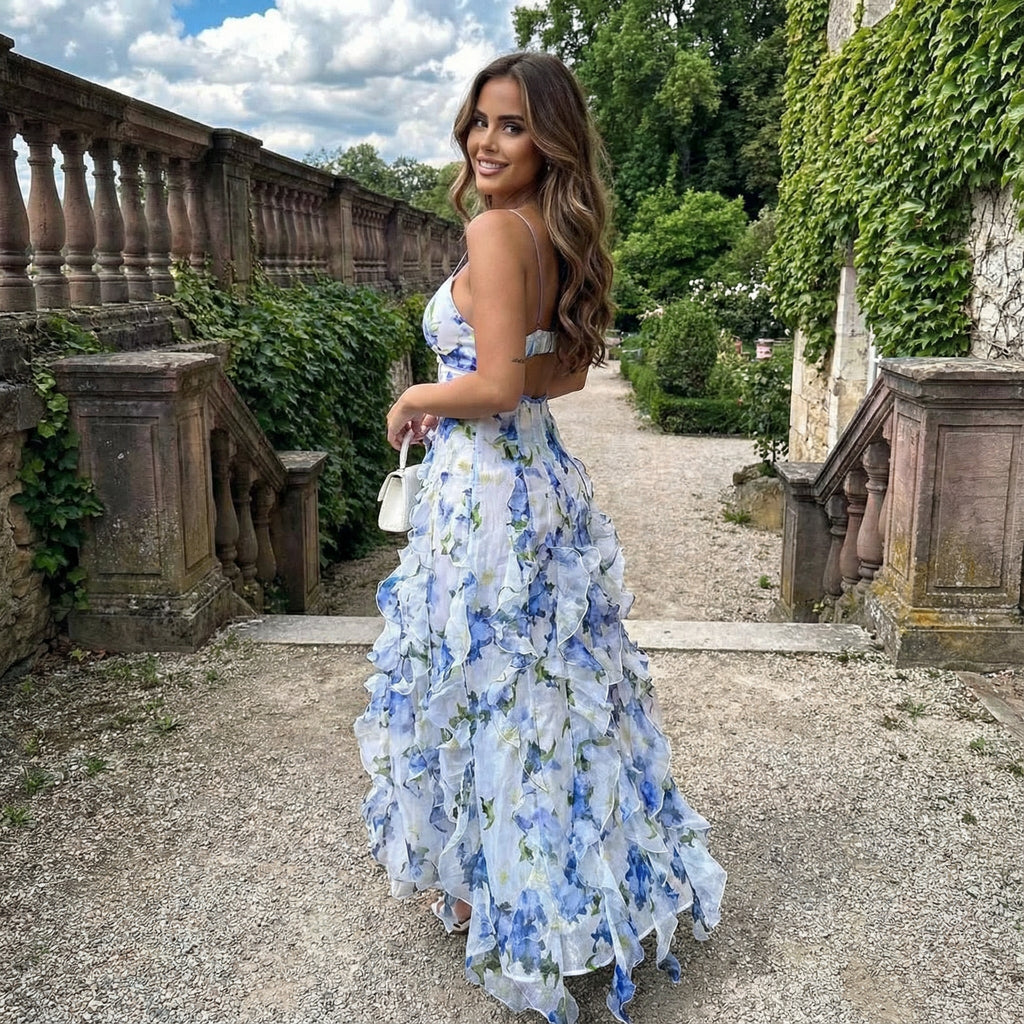 Shanna - Ruffled Floral Dress