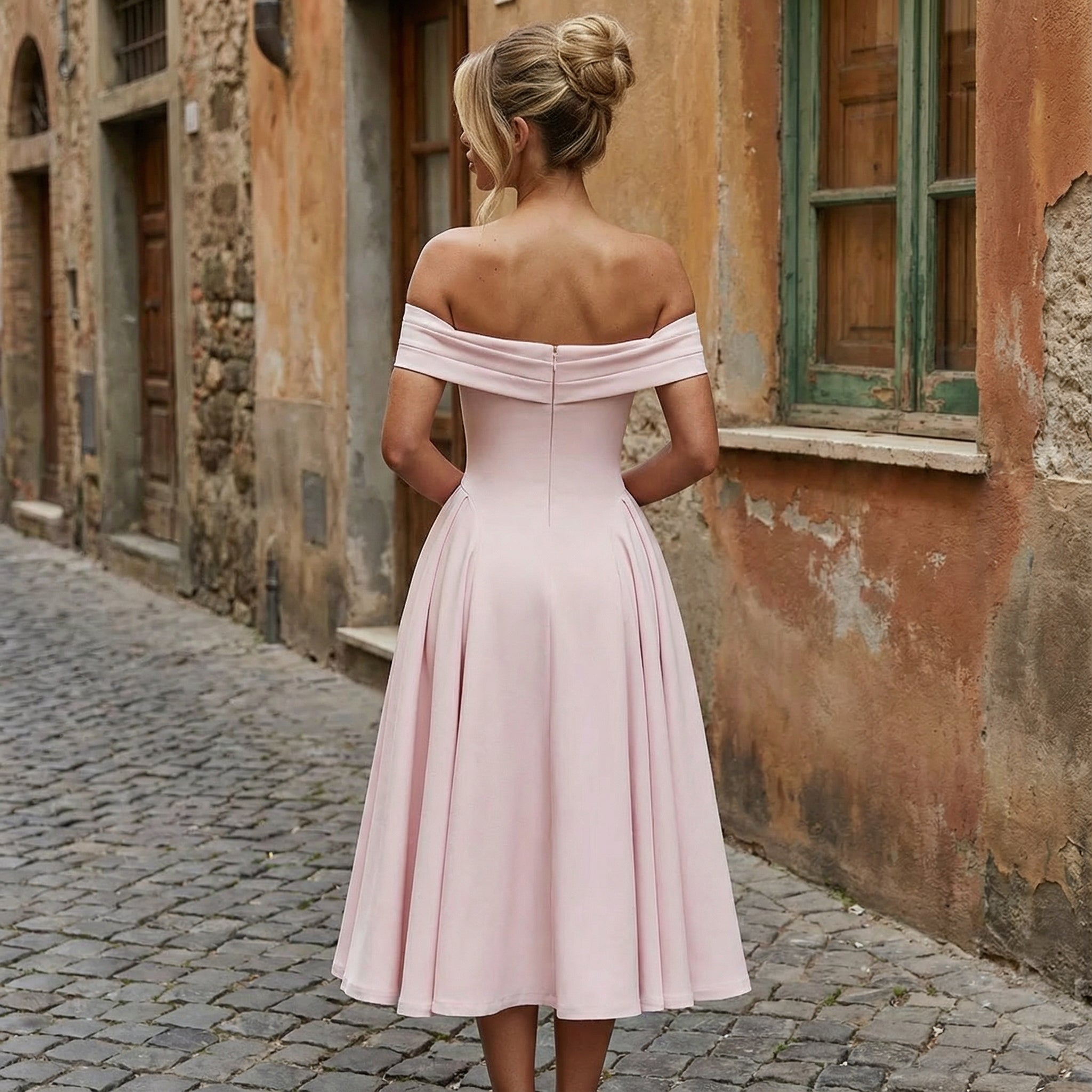 Minerva - Effortlessly Elegant Midi Dress