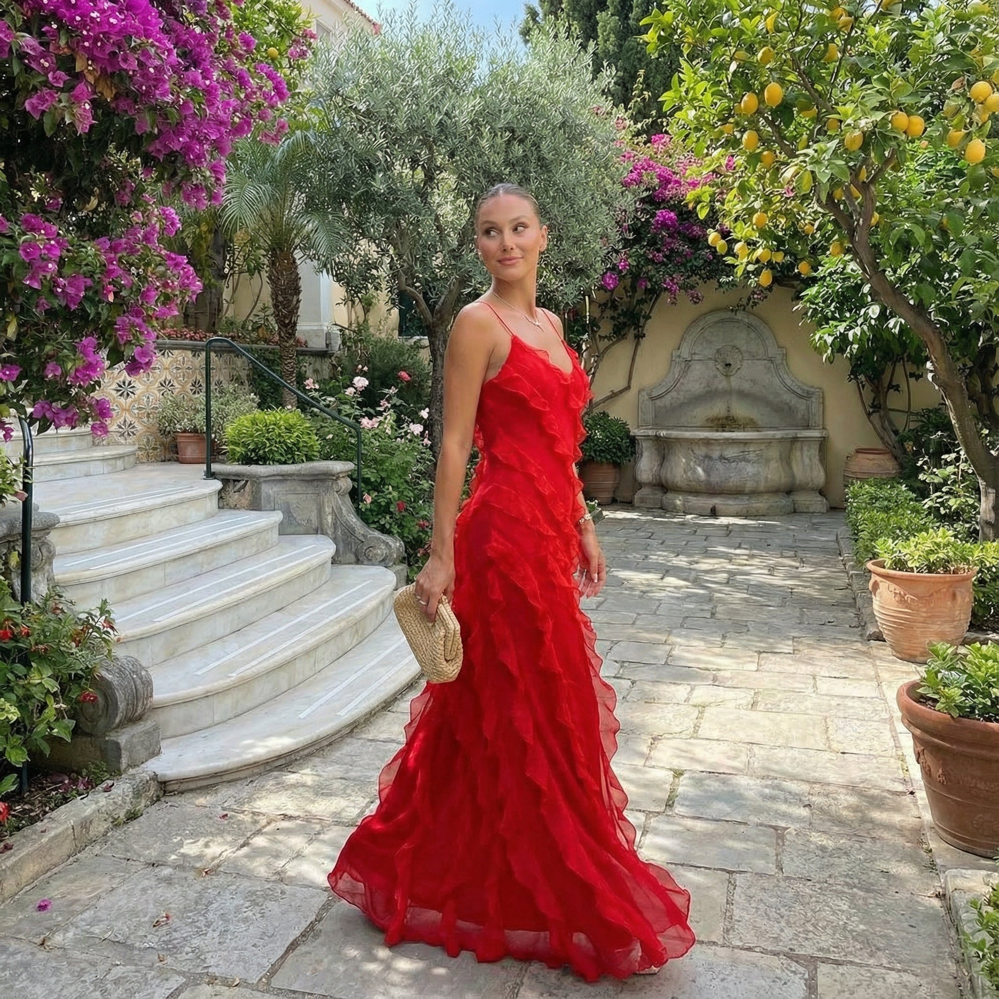 Zara - Ruffled Dress