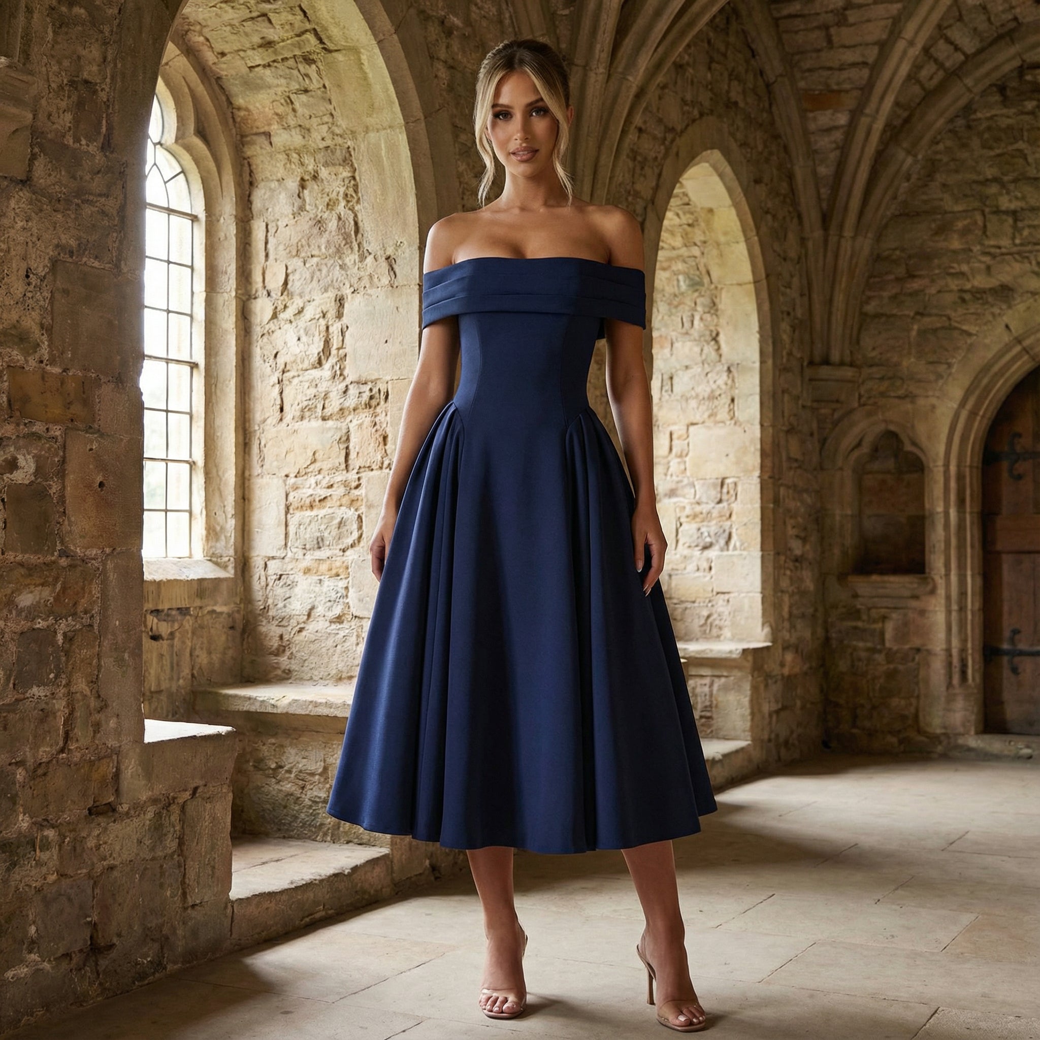 Minerva - Effortlessly Elegant Midi Dress