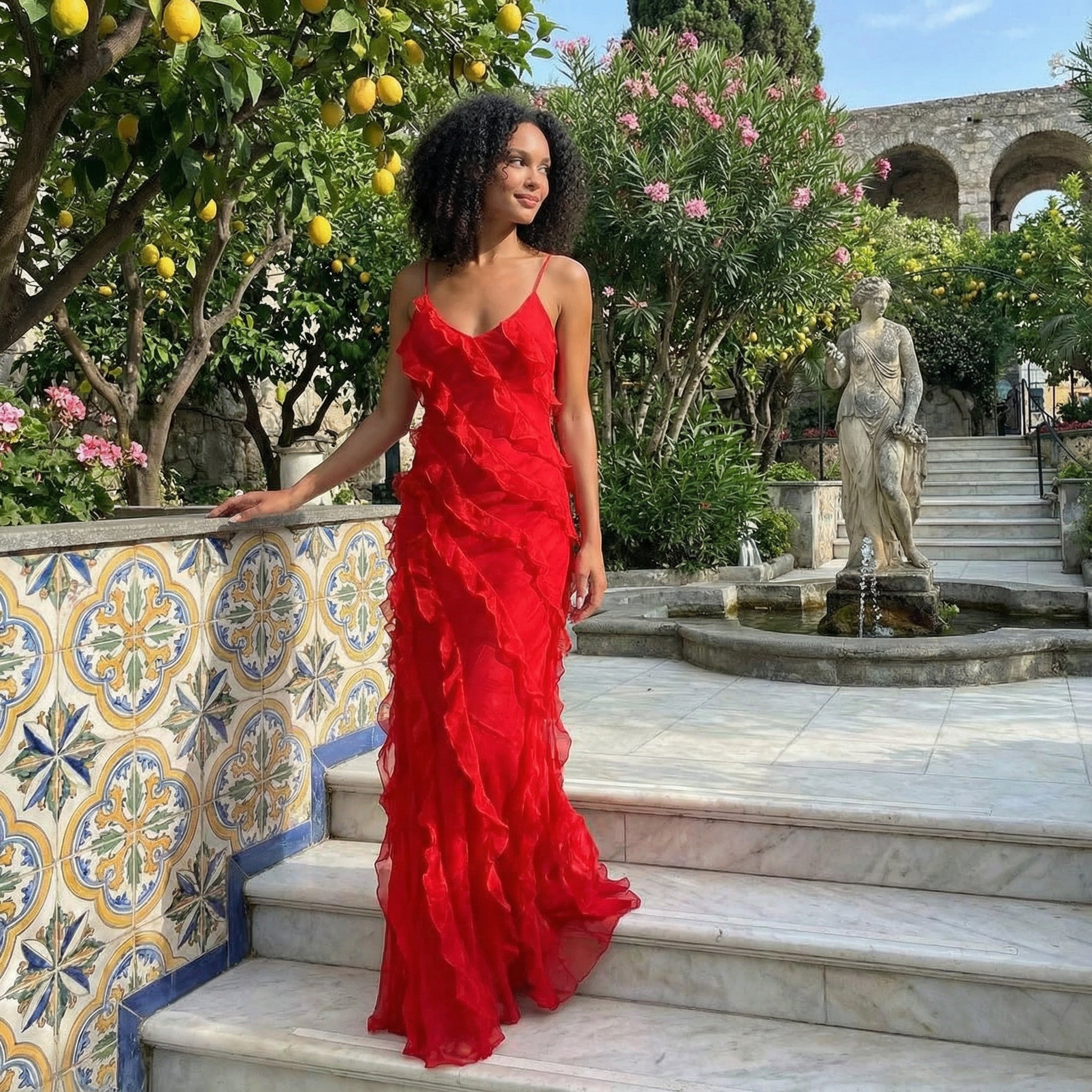 Zara - Ruffled Dress